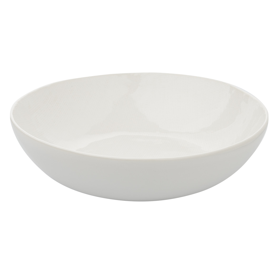 My Home Suppenteller mit dezenter Struktur weiss