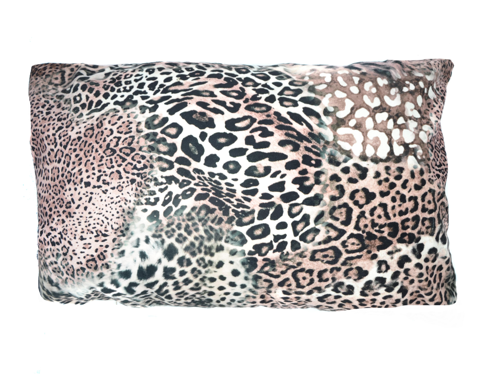 Kussen velvet panterprint 50 x 30 cm