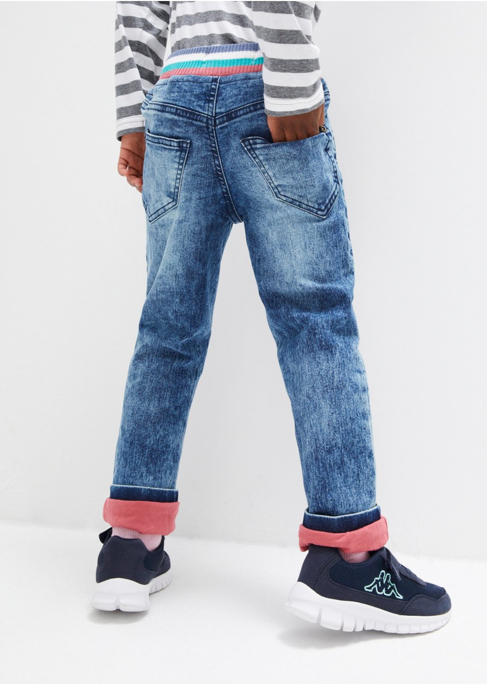 Jean thermo fille avec doublure jersey