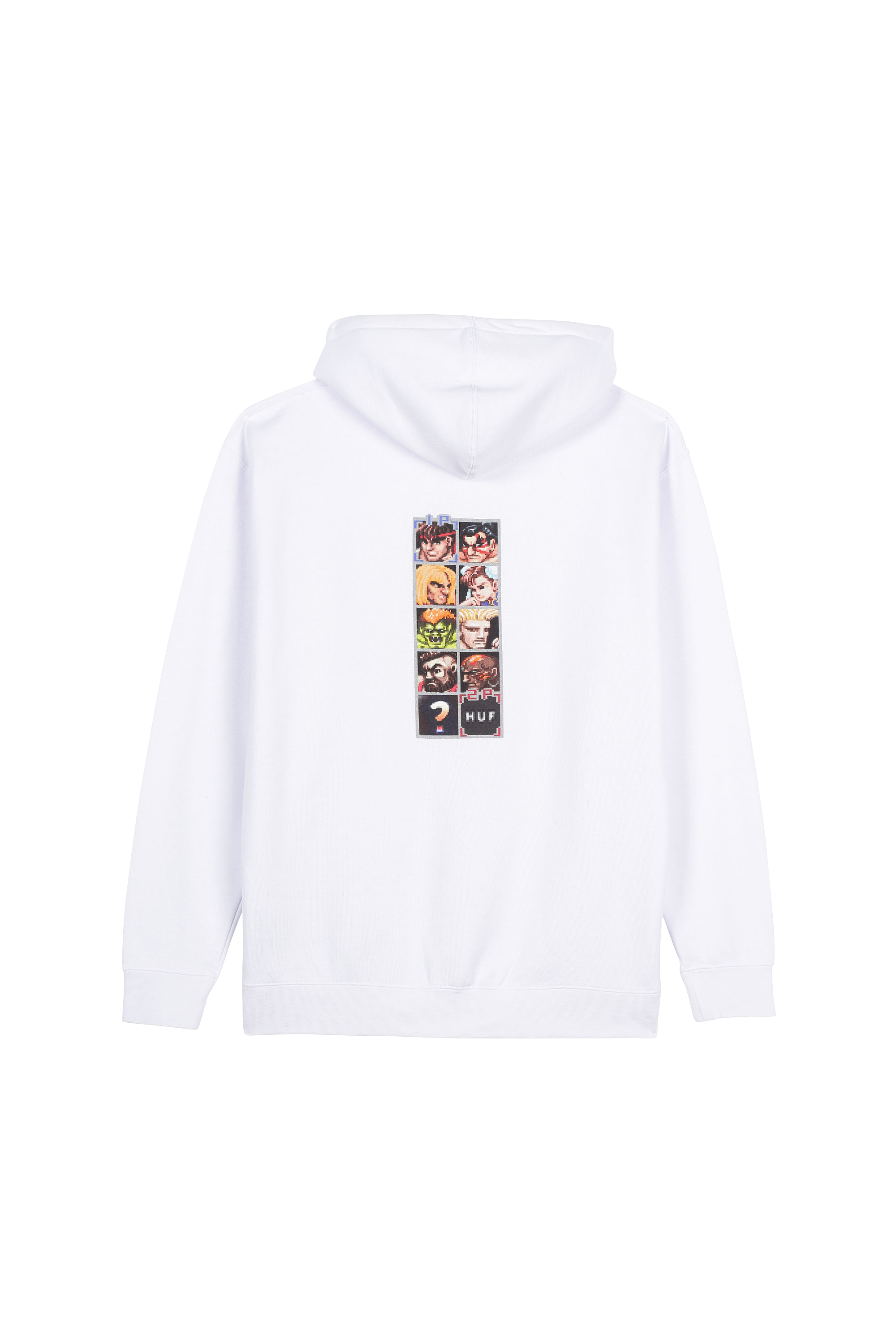 HUF Hoodie Huf x Street fighter HUF SWEAT ARCADE HOOD WHITE Blanc