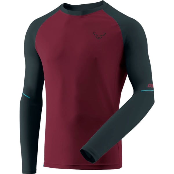 T-shirt trail DYNAFIT ALPINE PRO M L/S TEE BURGUNDY