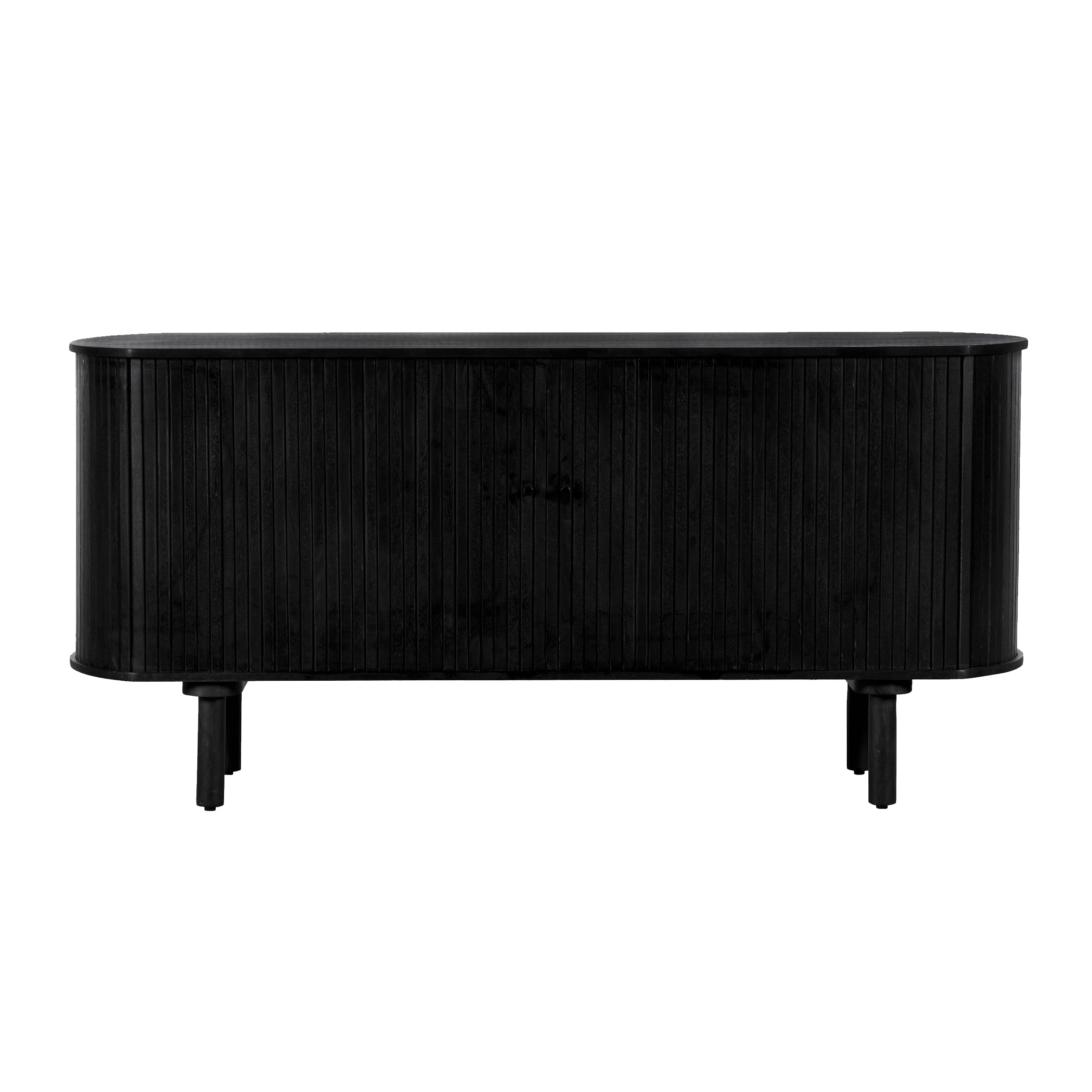 Lewis & Loft Dressoir Livia - FSCÂ® mangohout - 160 cm - Zwart