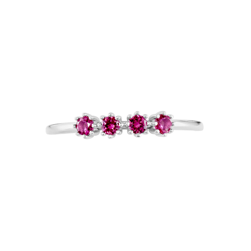 Bague Karrie Argent Blanc Oxyde De Zirconium