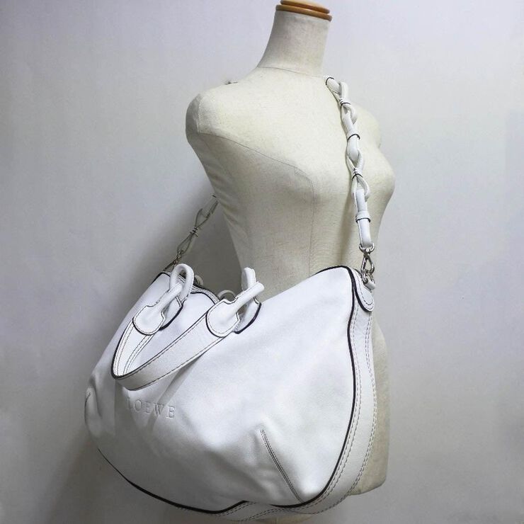 Loewe Vintage Loewe Handbag White