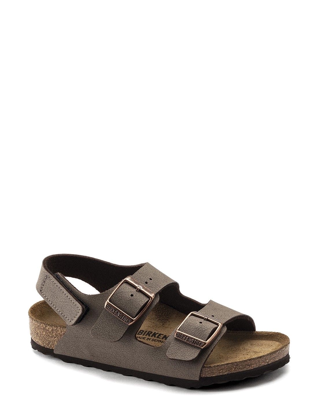 birkenstock sandales enfant milano cuir mocha marron