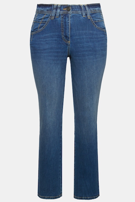 Jeans Mandy, weites Bein, 5-Pocket-Schnitt