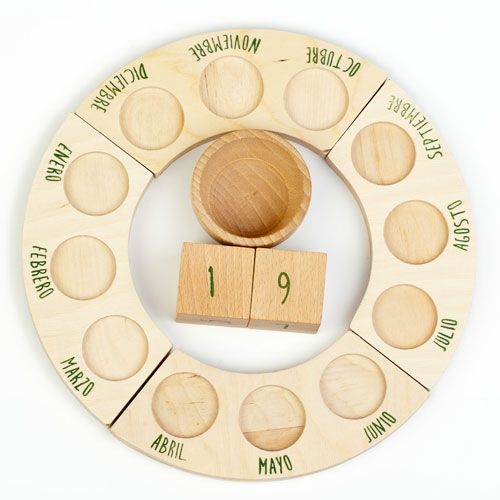 Grapat eeuwige kalender zonder nins