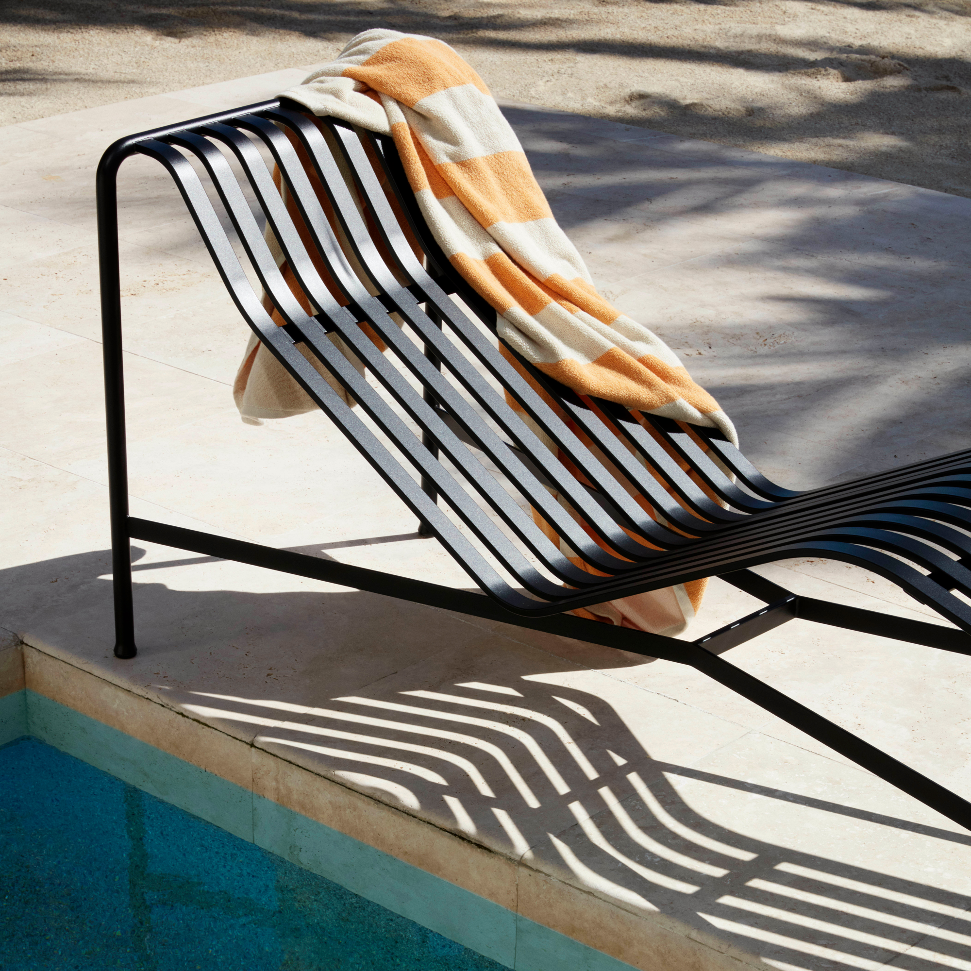 Ligbed Palissade Chaise Longue anthracite