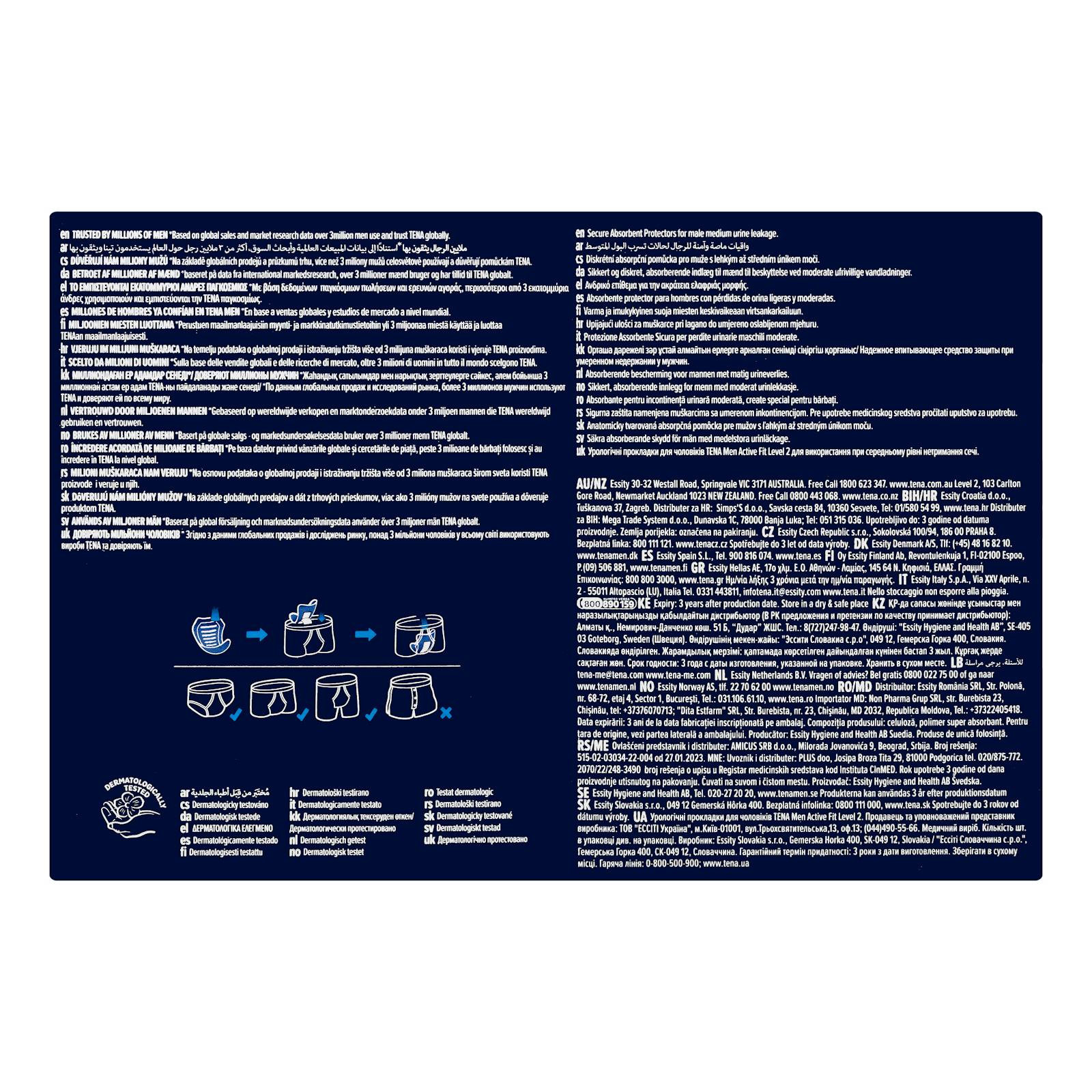 Protection pour incontinence masculine Tena