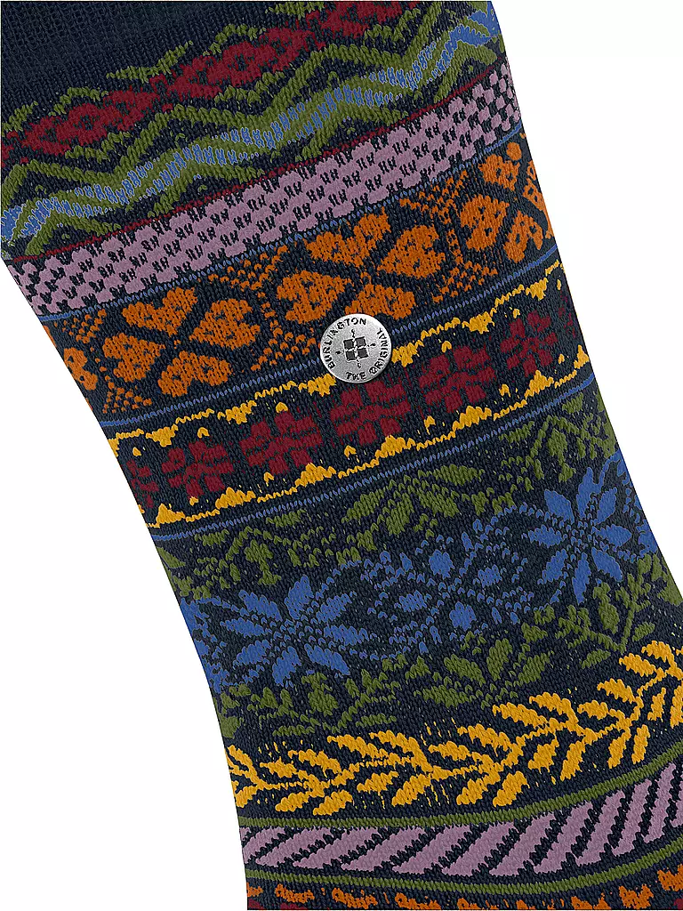 BURLINGTON Herren Socken COUNTRY FAIR ISLE 40-46 marine dunkelblau