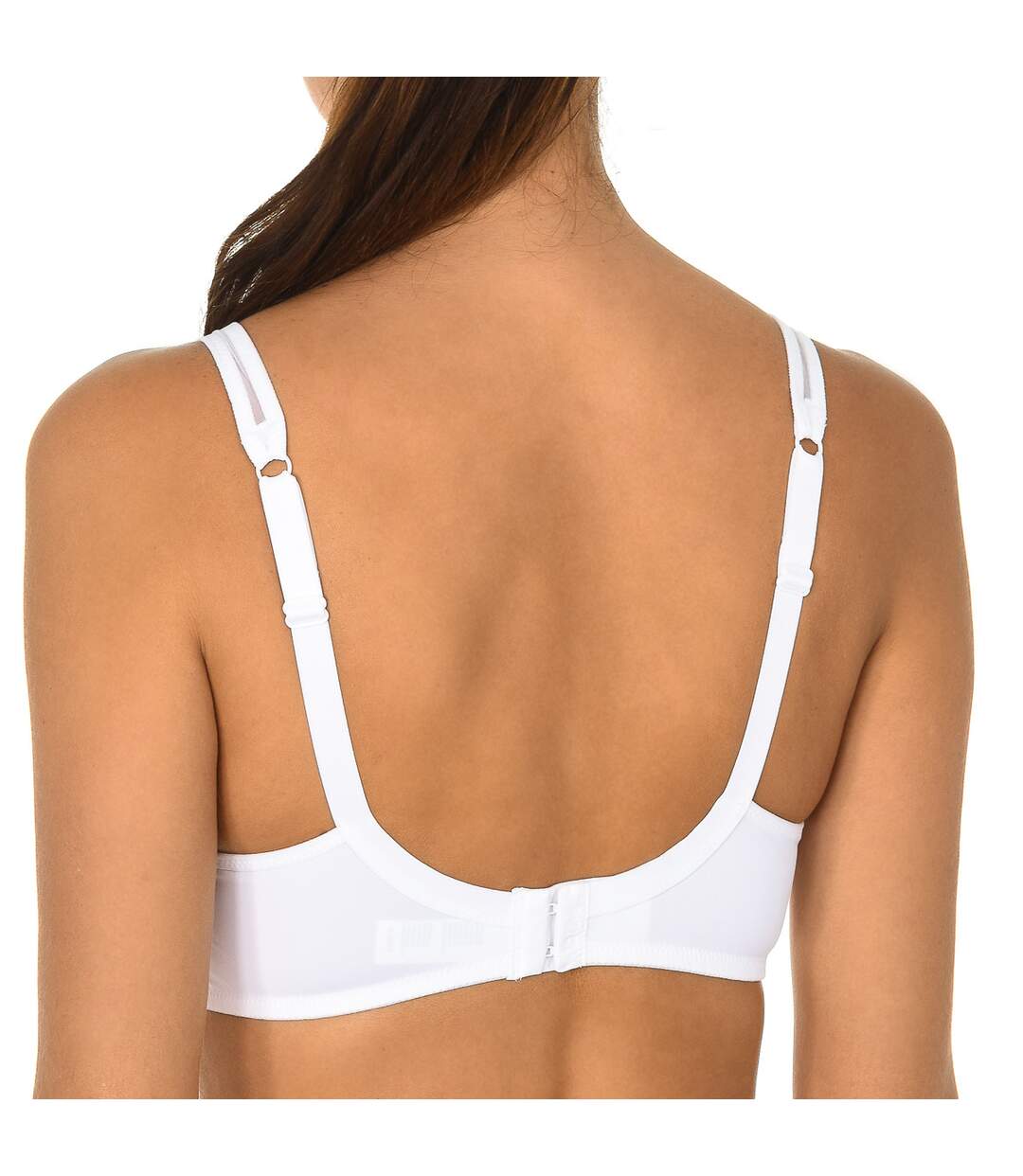 Non-wired bra with elastic sides 04974 woman