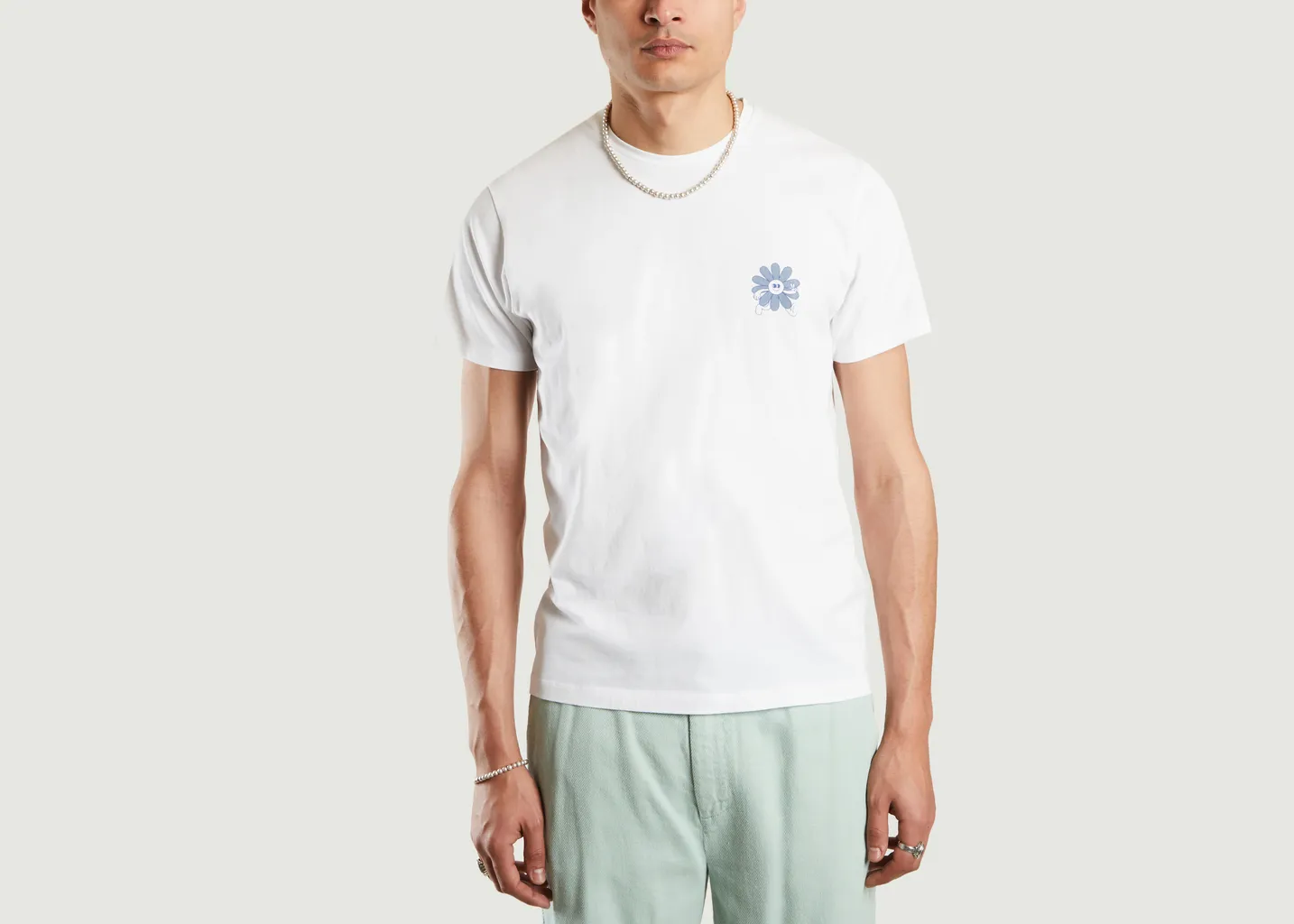 T-shirt en coton bio imprimé fantaisie Nerio Cuisse de Grenouille