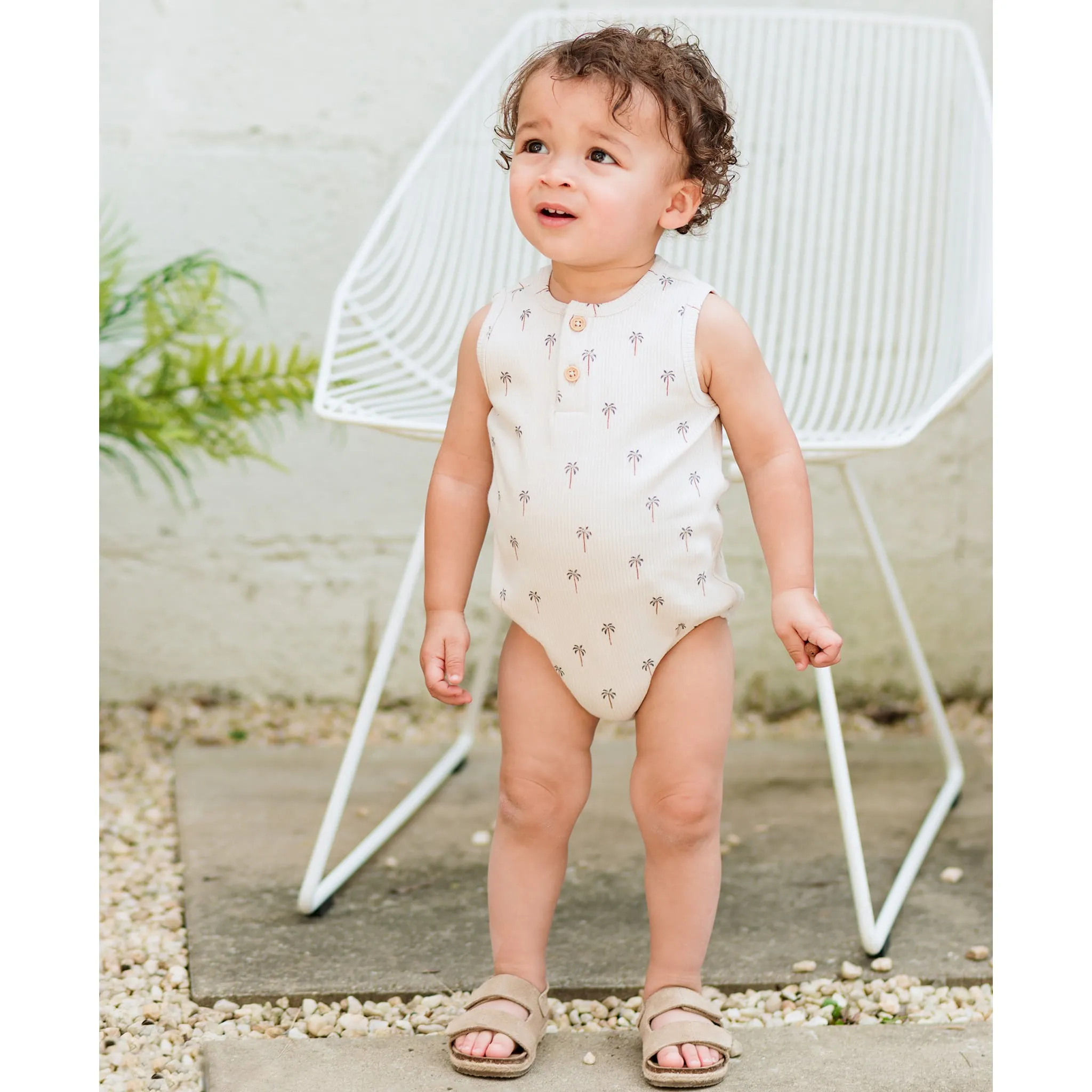 Firsts par Petit Lem Barboteuse Palmier Noix Coco