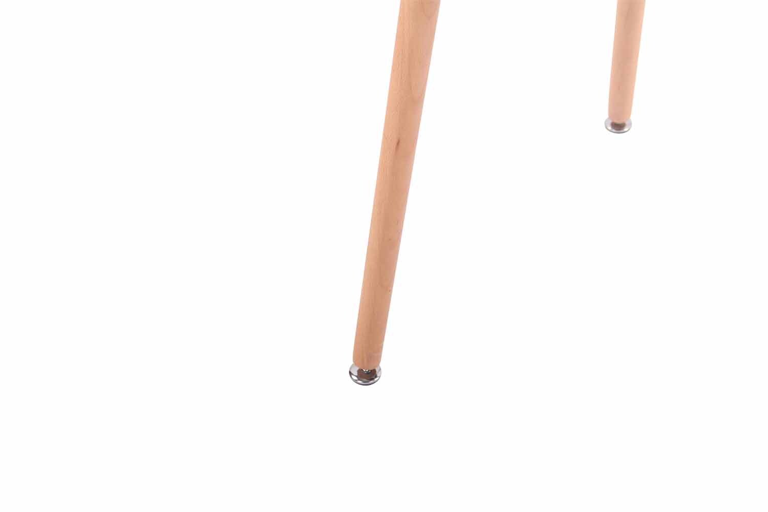 CLP Retro-Design Küchentisch AMALIE mit 3 Holzbeinen I hochwertige Materialen I rund Ø 60 cm I Tischhöhe 75 cm