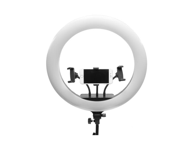 Rio Dimmbares LED Ring Light Make-up & Vlogging RL18 Ø 45 c LED-Ringlicht für Make-up, Vlogging oder Fotografie