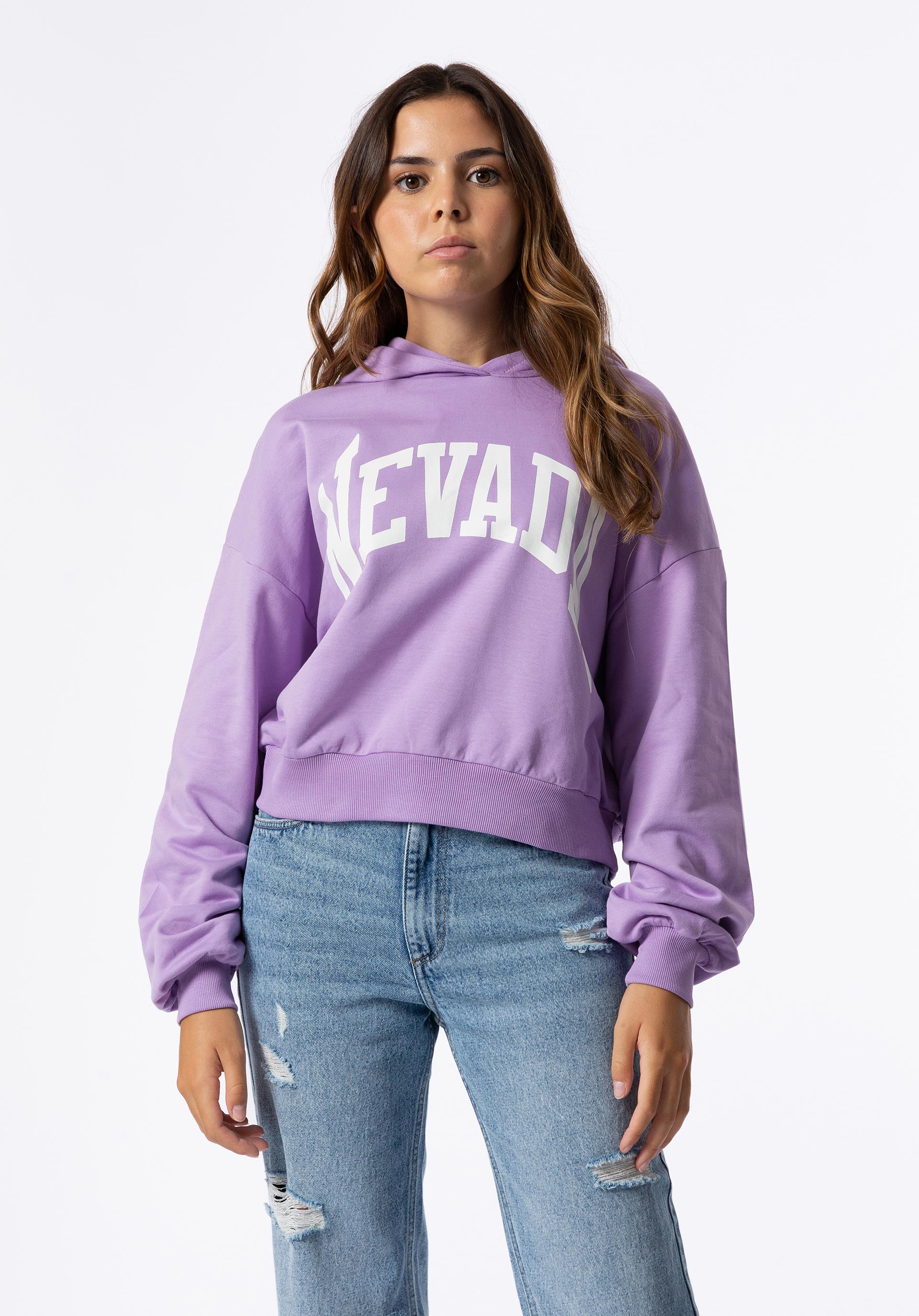 Hoodie com Estampado Frontal