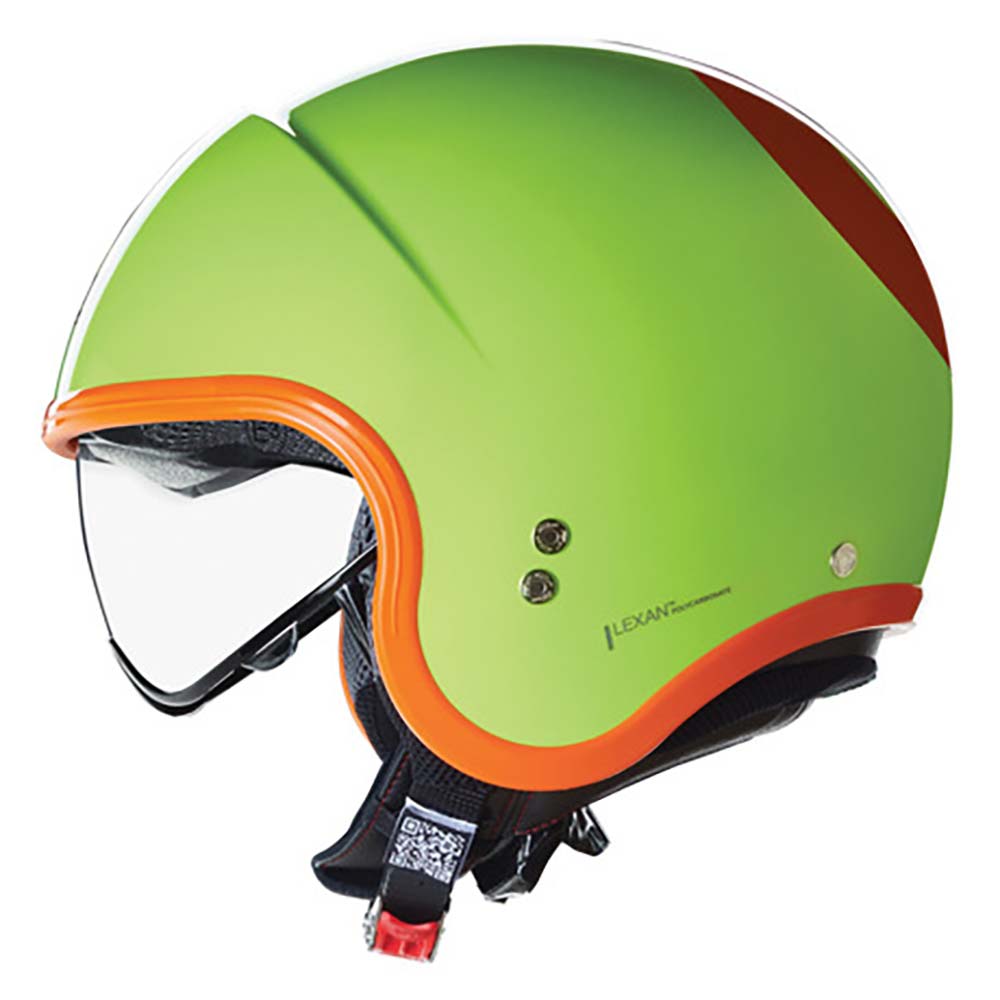 Nolan - Casque N21 Ocio Vert fluo / Orange / Brillant