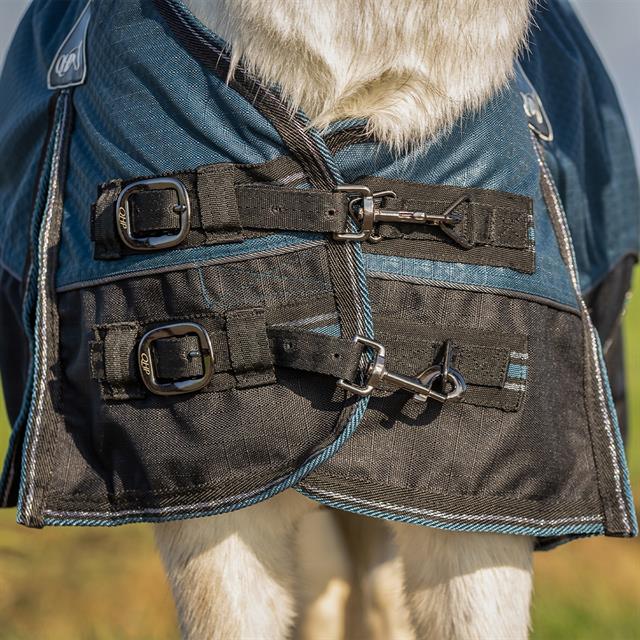Deken QHP Turnout Collection Falabella 50gr Blauw