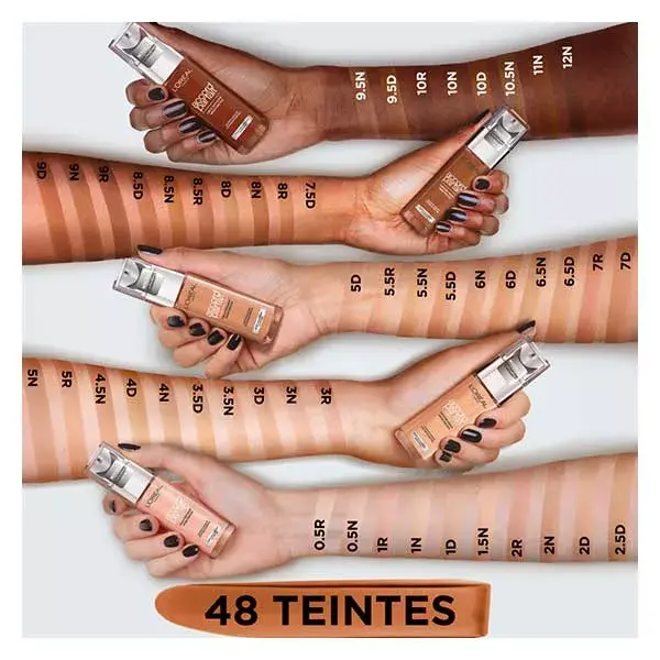 Base Líquida True Match da L'Oréal Paris, nº 9D Sienna Earth, 30ml