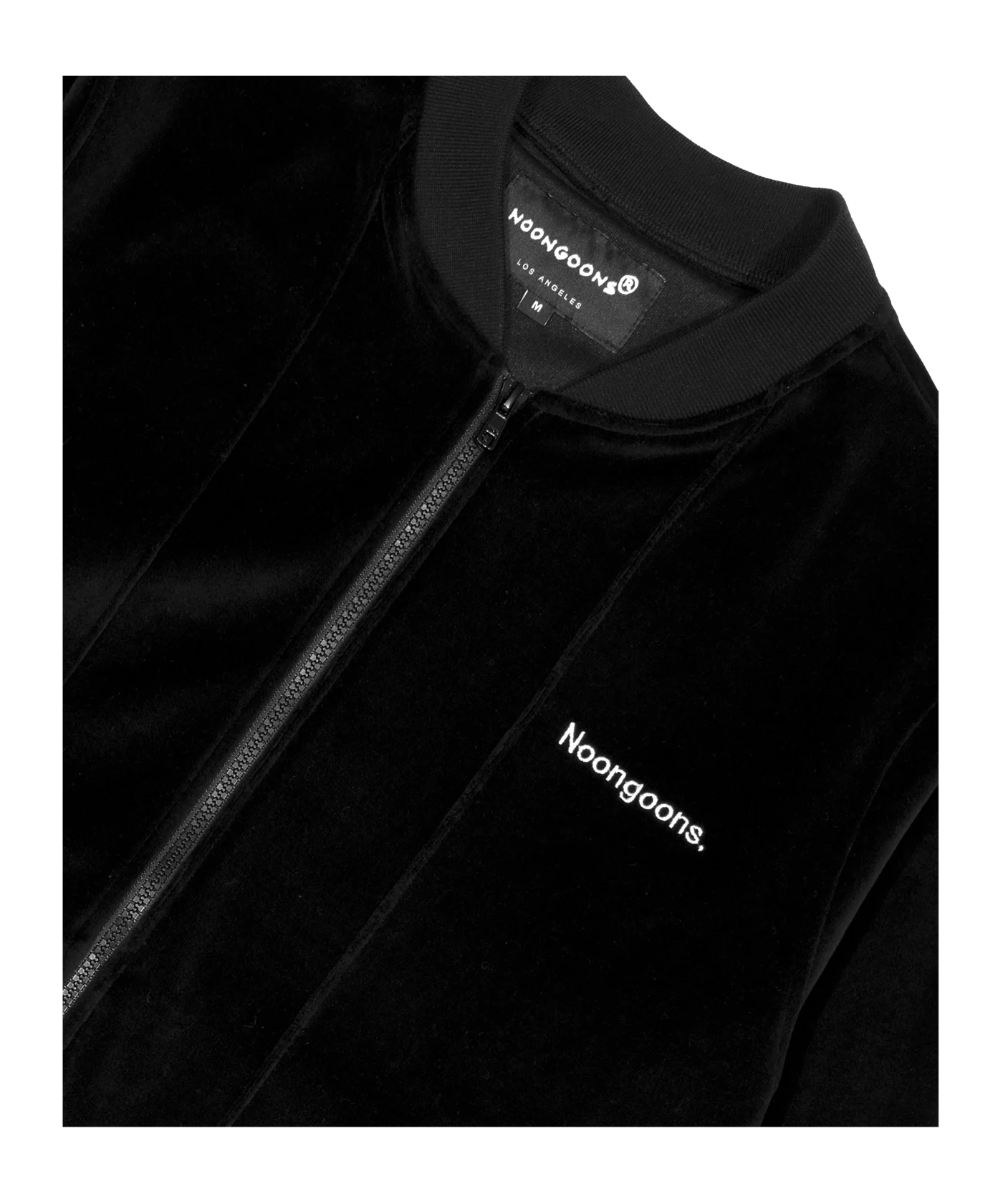 Noon Goons Sprint Velour Tracktop Schwarz