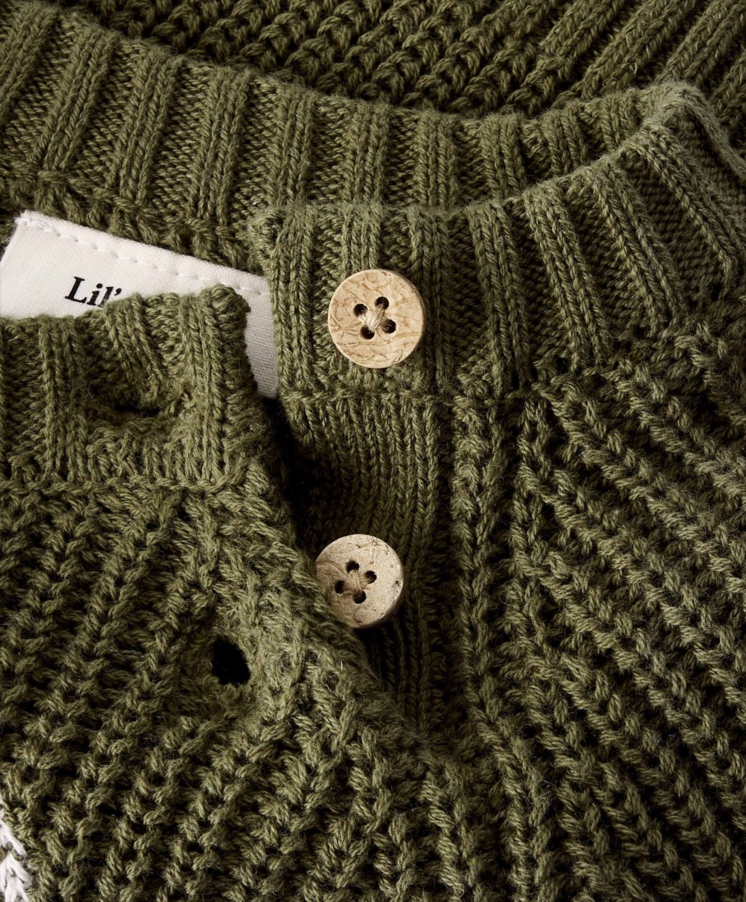 Lil' Atelier Jongens trui groen