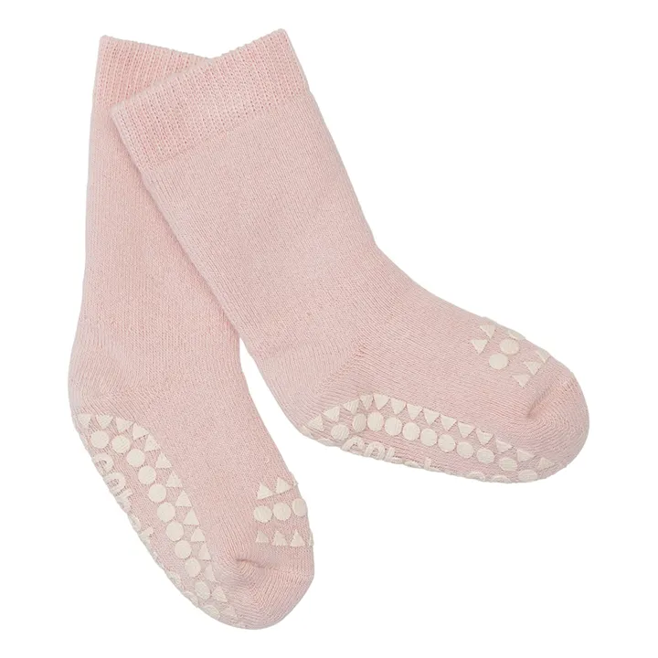 GOBABYGO Chaussettes Antidérapantes | Rose pâle