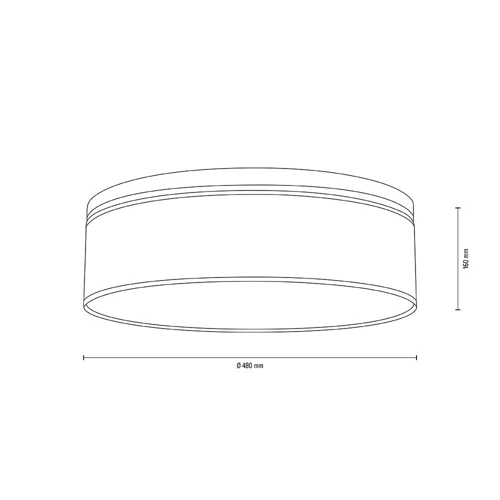 TAKLAMPE BRITOP BOHO 3XE27 25W OLJET EIK