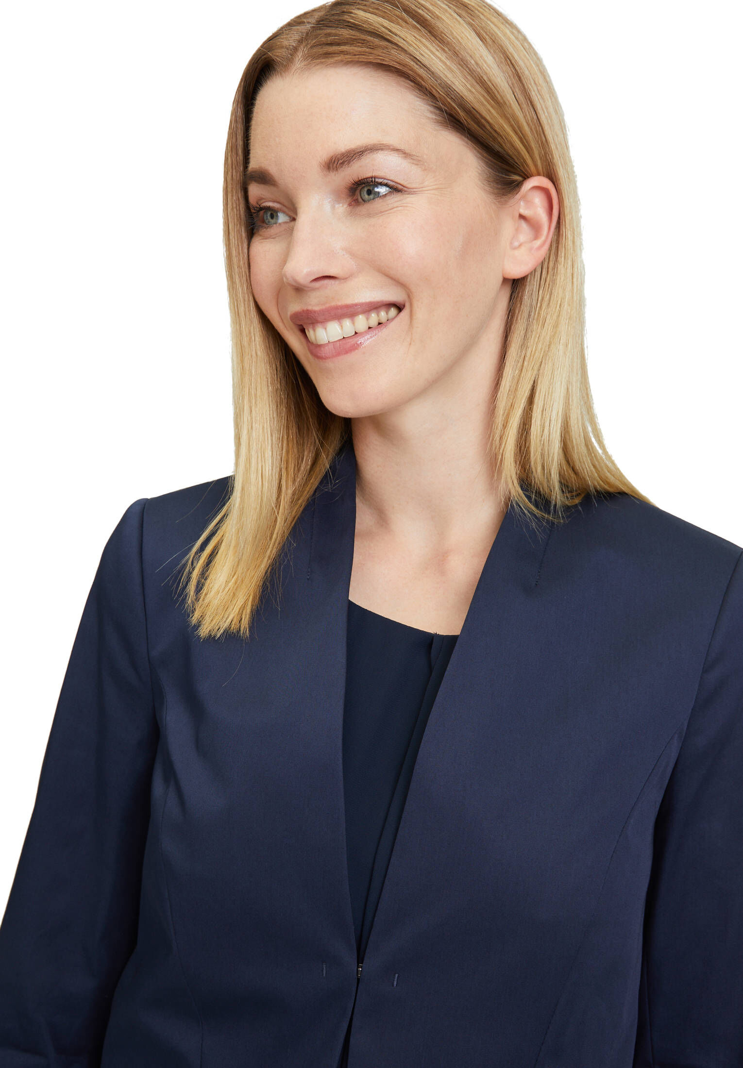 Betty & Co| Damen Bolero-Jacke unifarben