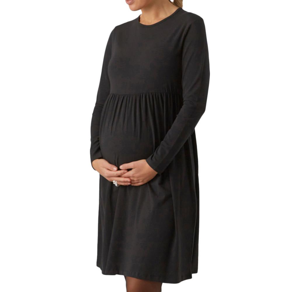 Mamalicious Robe de Grossesse Noir Femme Mamalicious Skater