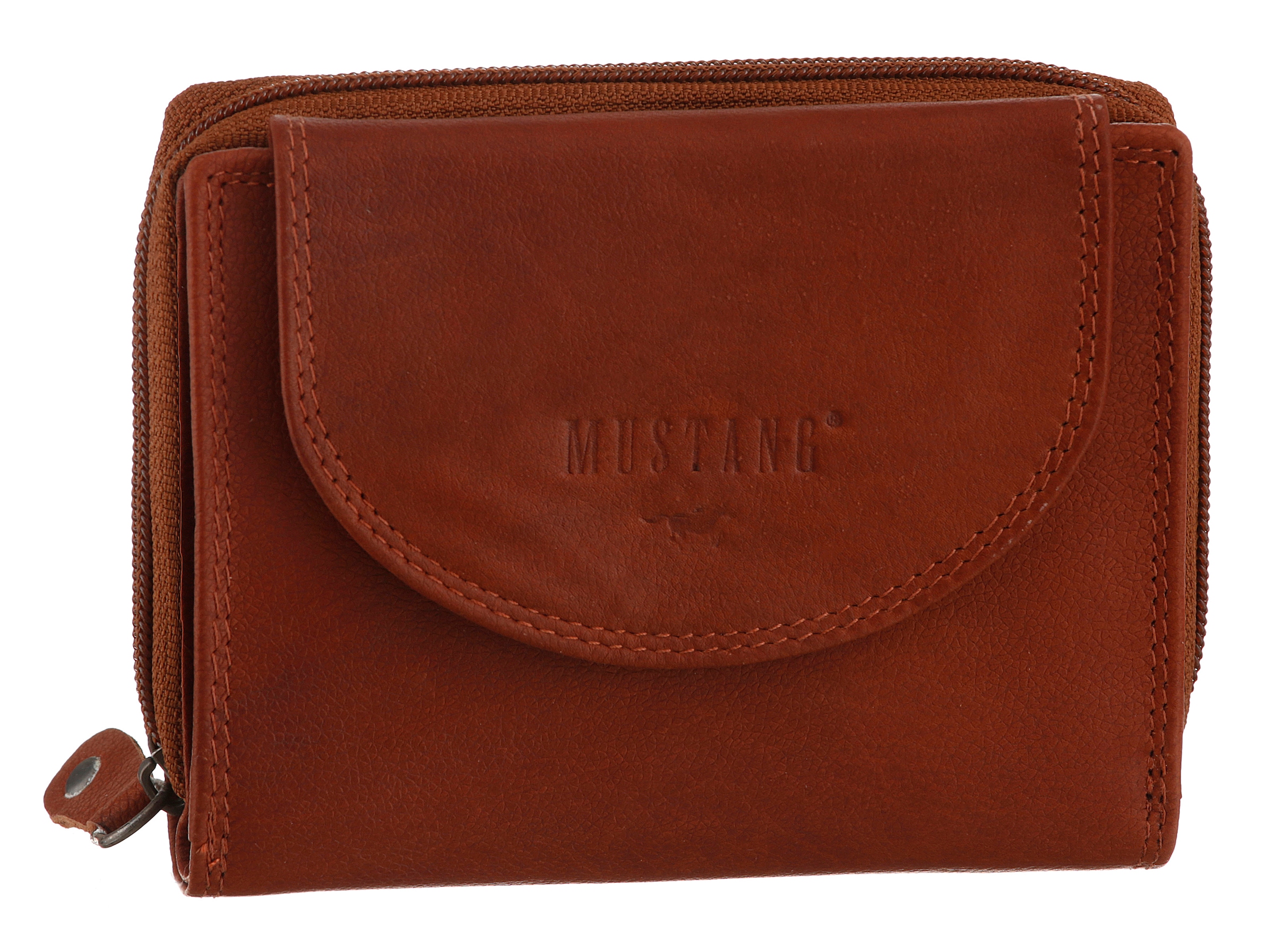 MUSTANG Geldbörse »Udine leather wallet top opening« im praktischen Format