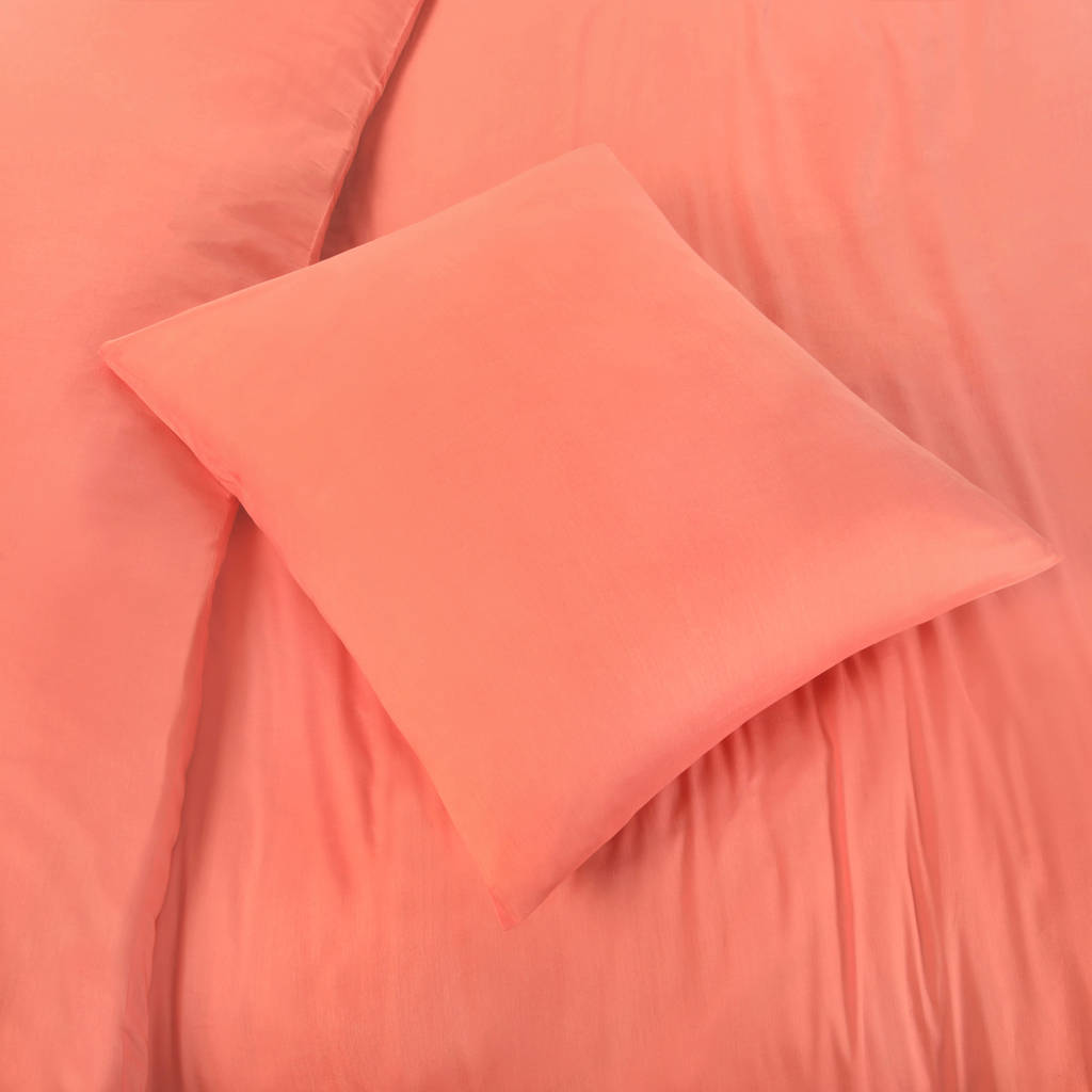 katoenen dekbedovertrek 2-persoons roze (200x220 cm)