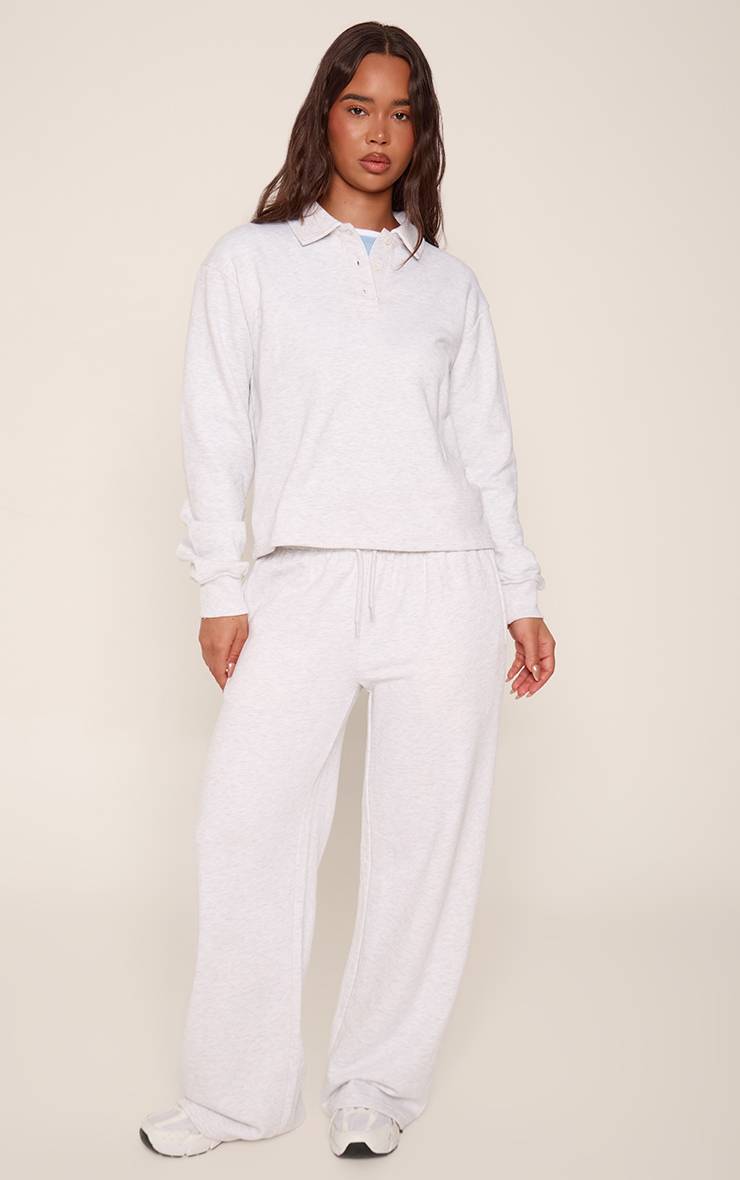 Gris Cendré Jogging Large En Molleton Léger