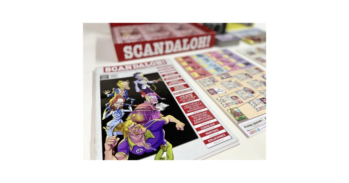 European Player NetworkScandalOh! Bordspel  (Engels, 1 - 6 spelers, 15 minuten, Vanaf 12 jaar)
