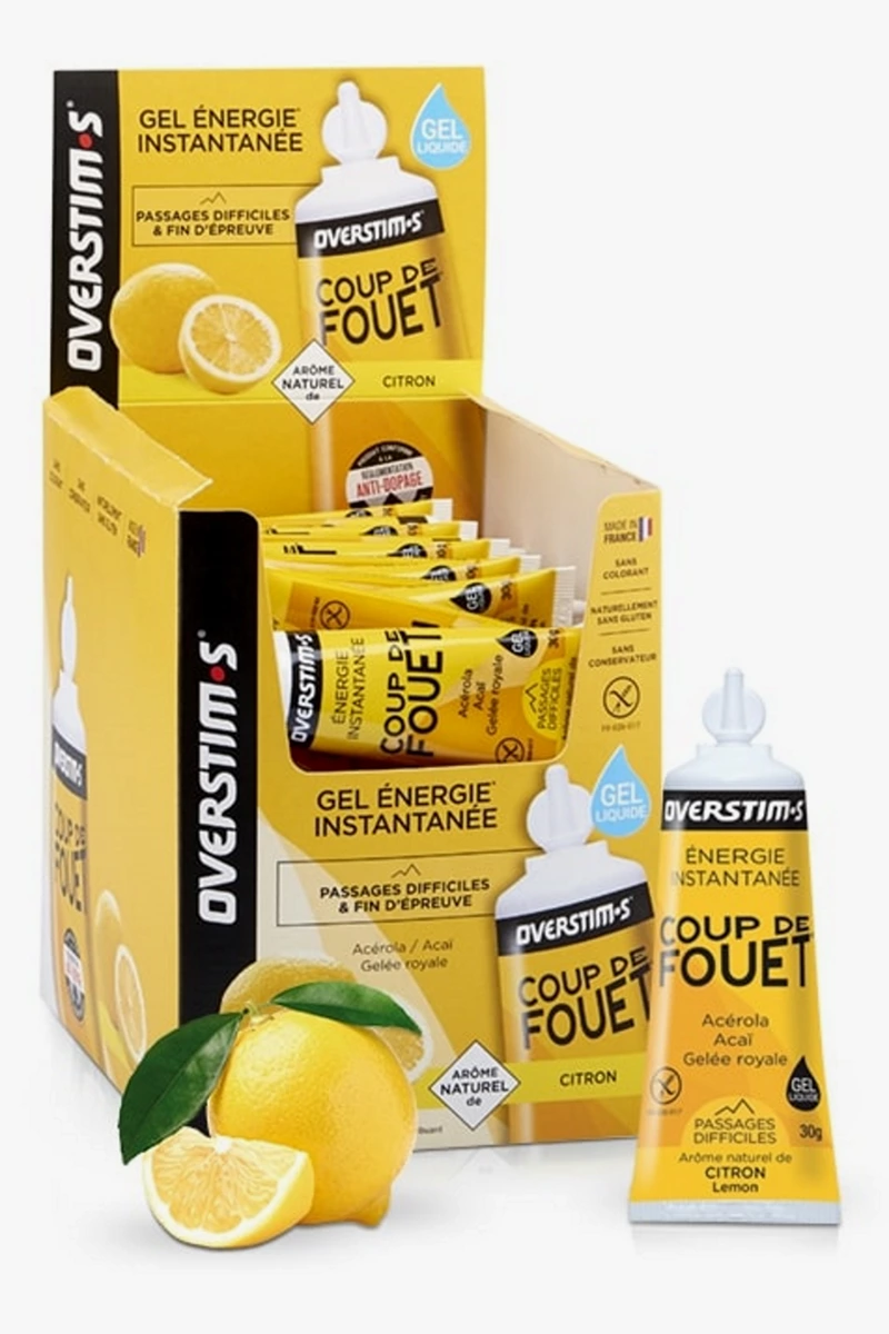 Overstim's Coup De Fouet Citron 36 x 30 g Energy Gel