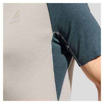 T-shirt Technique Odlo Ascent Performance Wool 125 Gris