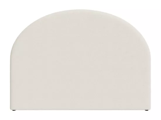 Tête de lit en tissu bouclé beige 160 cm - Eva