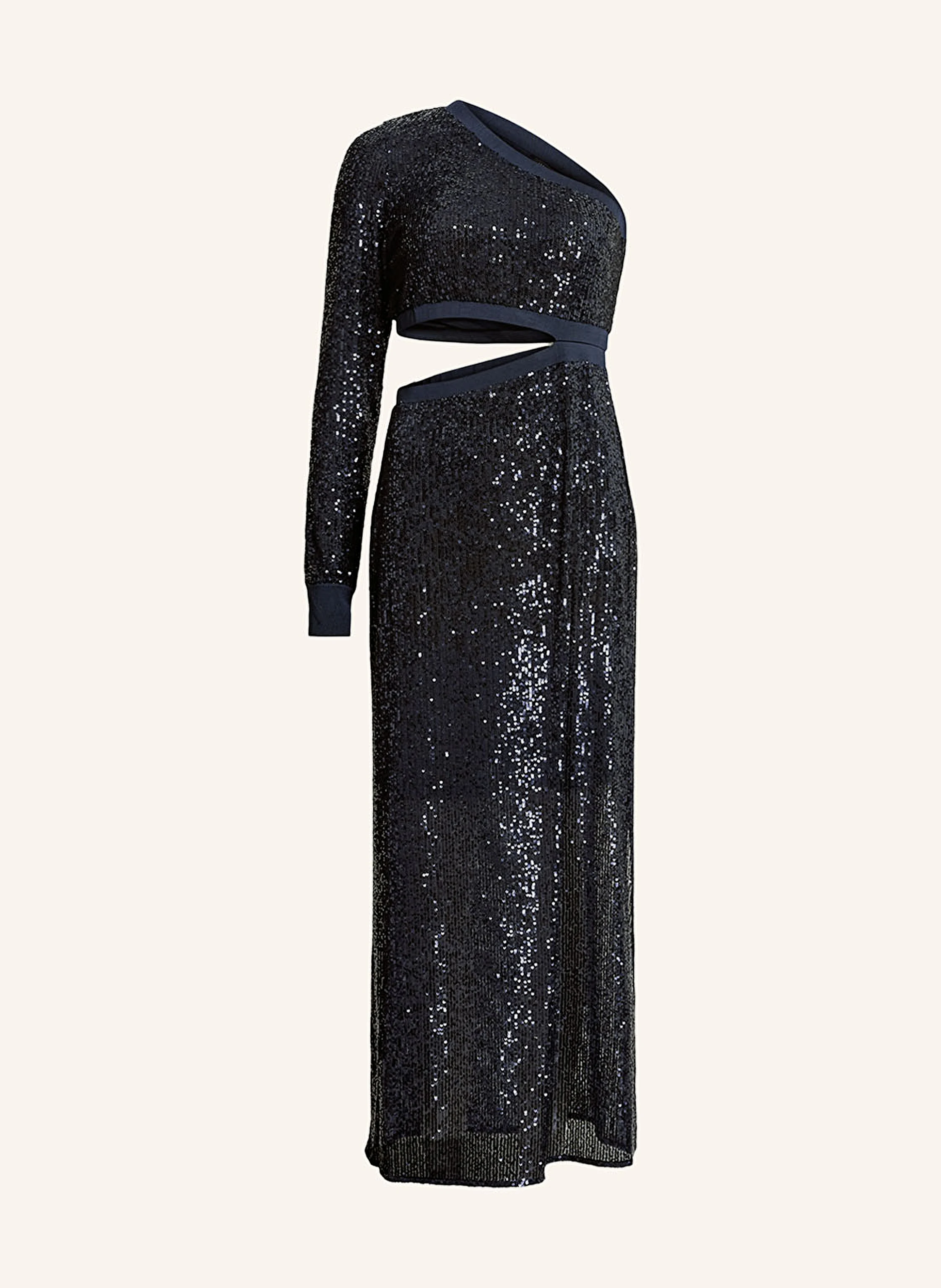 ALLSAINTS One-Shoulder-Kleid DAISY mit Pailletten