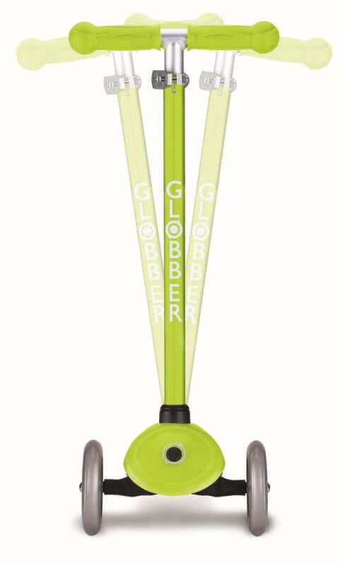 GLOBBER PRIMO LIGHTS lime grün, mit Leuchtrollen