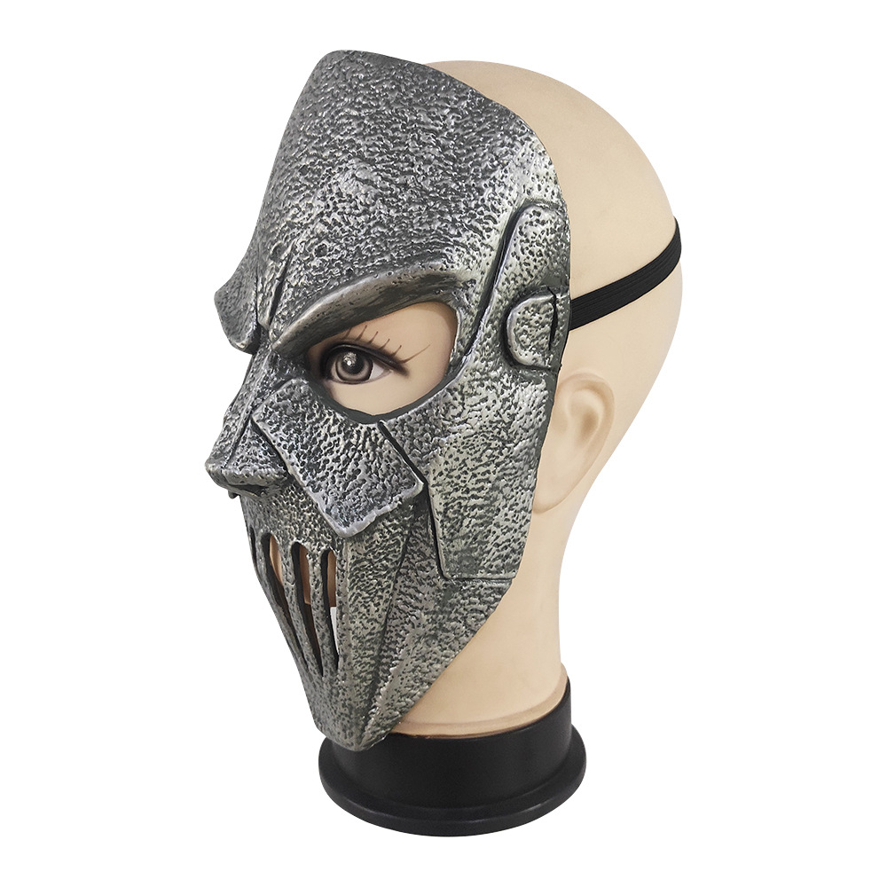 Latex Grusel Maske Halloween Halbmaske Kostüm Zubehör Motto Party Accessoire Fasnachts Foto Requisite - Slipknot Mick