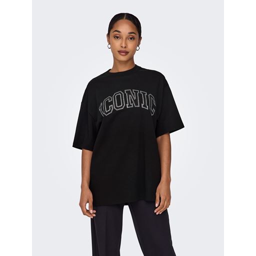 ONLY Riri Stones T-shirt, Black, M