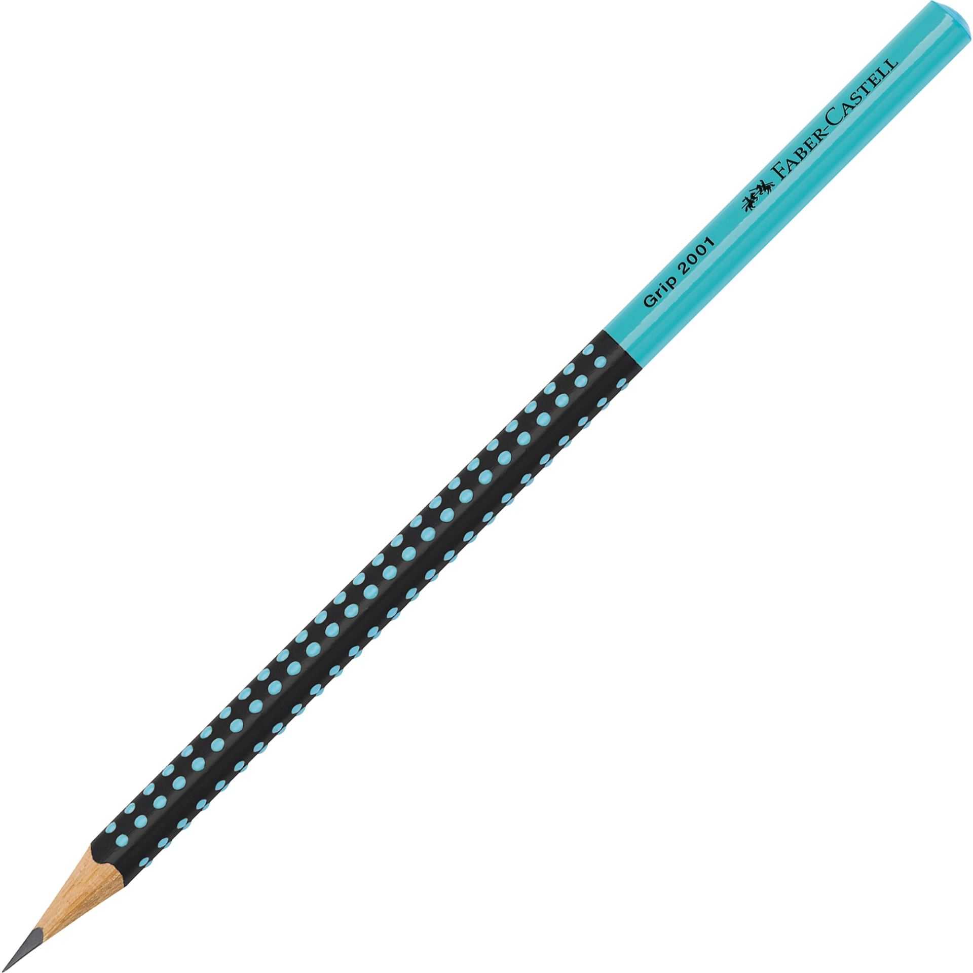 Bleistift Grip 2001 HB Two Tone sw/türkis
