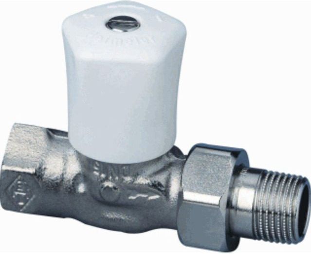 Heimeier - Mikrotherm Radiatorafsluiter - 3/8 Recht - Kvs 1,17 m3 h