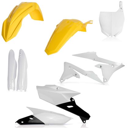 Kit plastiques Acerbis Full - Jaune / Blanc