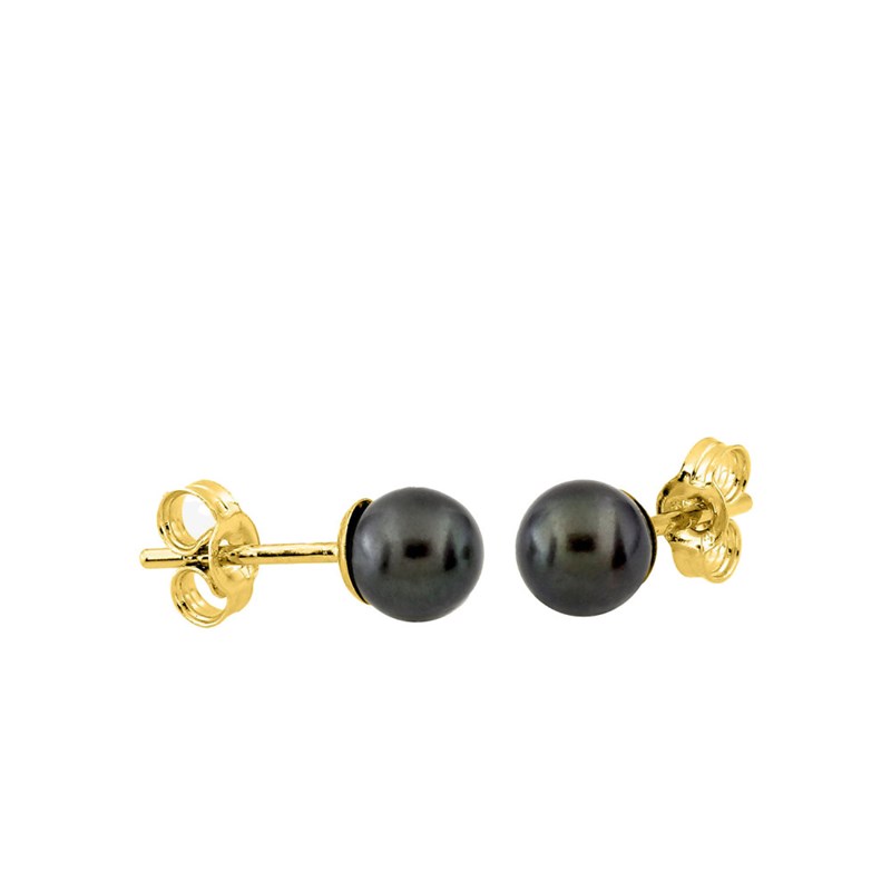Boucles d'oreilles femme - perle - Or 9 Carats