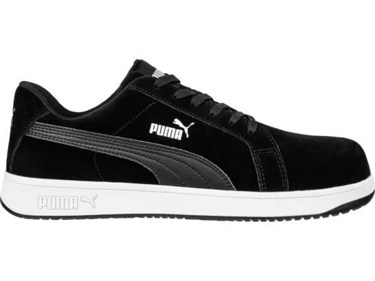 Chaussures de sécurité Iconic Suede S1PL Puma noires