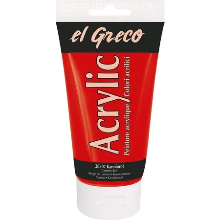 KREUL el Greco Acrylic Karminrot 150 ml Tube