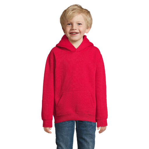Moletom infantil básico Slam Kids para meninos com bolso e capuz.