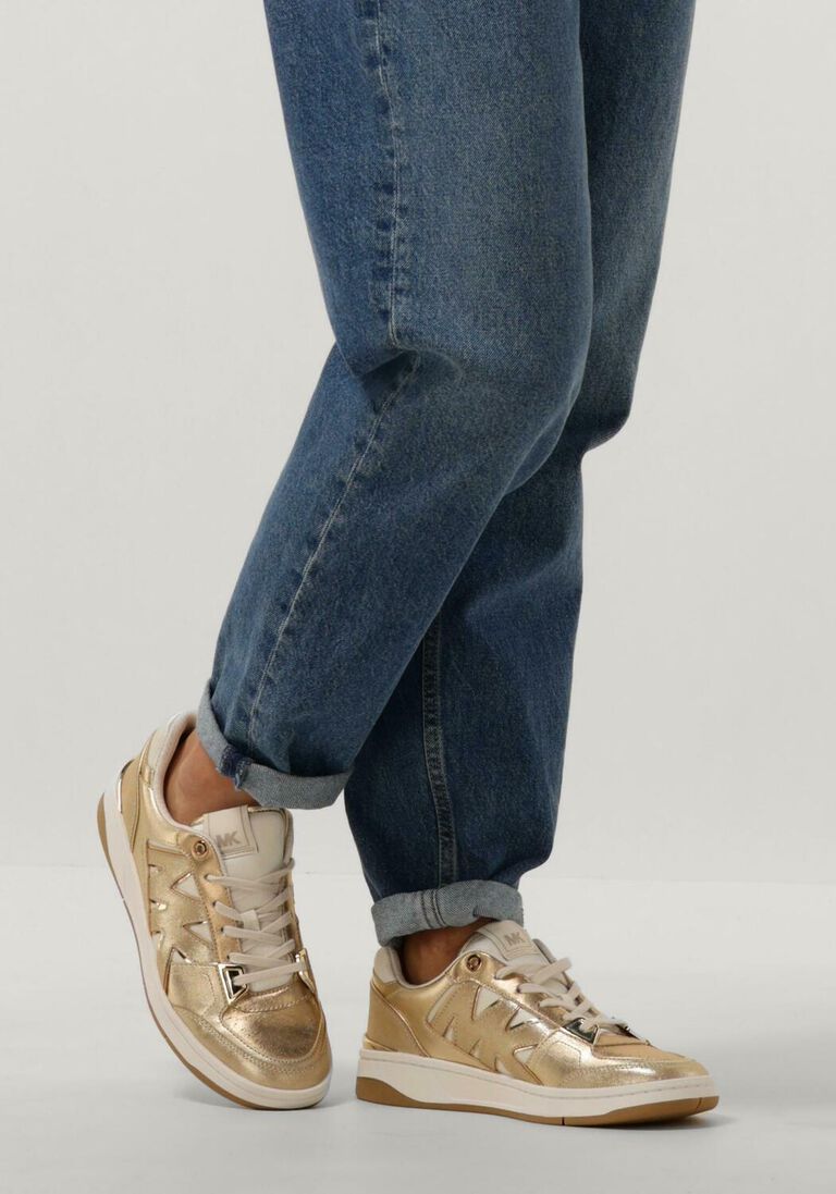 MICHAEL KORS gouden michael kors lage sneakers rebel lace up