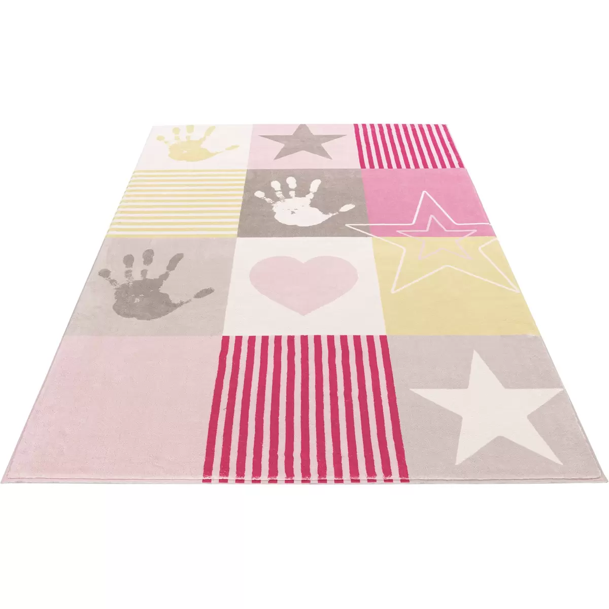 Kinderteppich My Stars Pink