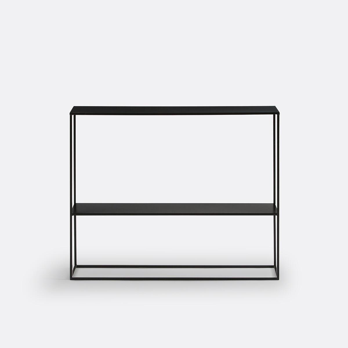 LA REDOUTE INTERIEURS<br>Mesa de consola em aço, com duas prateleiras, Miva